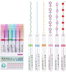36 Colors Double Tip Marker Set &amp; 6 Pcs Design Pen