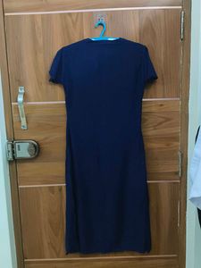 Navy Blue button up kurti