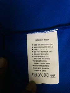 Royal Blue Bodycon Dress With Ruffle