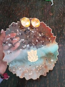 Resin Pooja Thali ❤️ 8&#34;