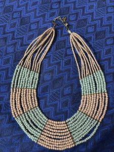 Bohemian Beaded Statement Necklace