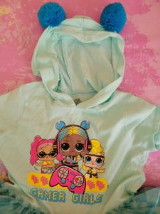 Cute Girls&#39; Graphic Tulle Dress