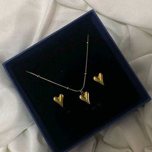 Heart Pendant Necklace &amp; Earrings