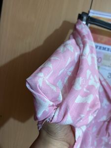 Floral Pink Crop Top