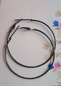 Metal Alloy Hoop Earrings (COMBO)