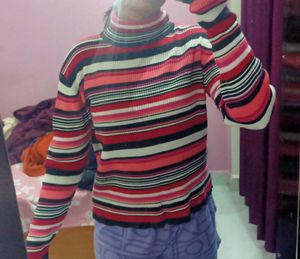 Multicolored Striped Sweater