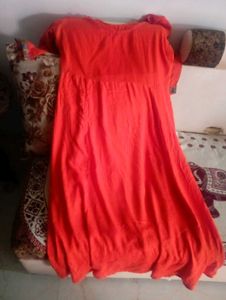 Anarkali Kurti With Shrug For Sale
