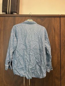 Denim Shirt with Unique Patch