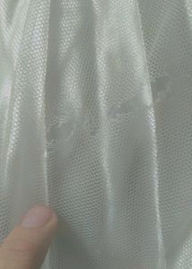 Floral White Embroidery Gown For Birthday Party