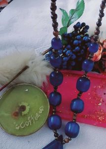 Blue Beaded Necklace