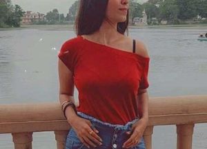 Red Off-Shoulder Top