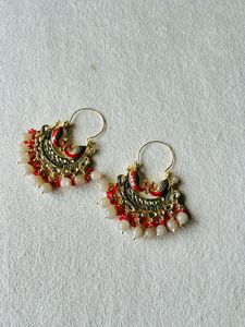 🦚Peacock Chandbali - new
