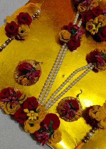 Floral Jewelry Set For Haldi