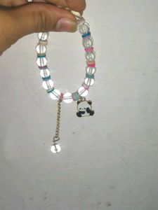 Cute Panda Charm Beaded Bracelet
