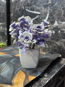Artificial Purple Rose Plant