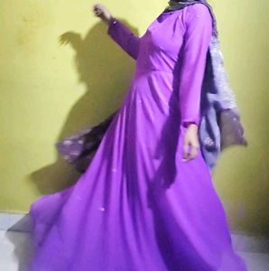 Anarkali With Dupatta