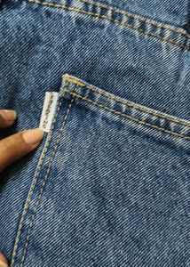 Freakins Distressed Baggy Leg Jeans