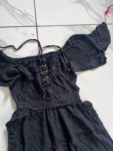 Black Off-Shoulder Jumpsuit