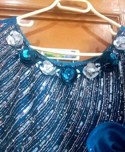 Blue Party Wear Gown