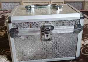 Vintage Silver Cosmetic Case