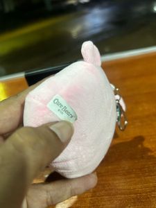 Pink Care Bear Cheer Plush Keychain Char