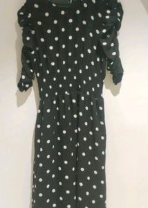 Polka Dot Midi Dress
