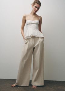 Zara Linen Blend Top