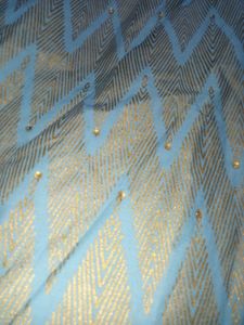 Vintage Blue Pattern Dress