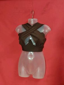 Sexy Crisscross Halter Summer Crop Tank Top