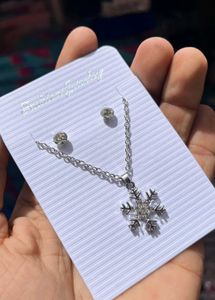 Silver Finish Jewellery Set