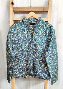 Floral Print green Jacket size-42