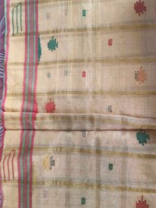 Mint Green Floral Sheer Fabric