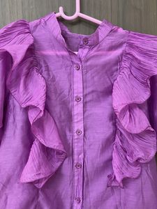 Party wear High Quality Organza Top For M&amp; L