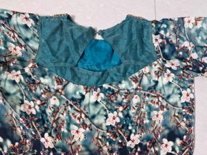 Floral Print Green Dress