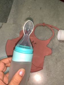 Baby Bib And Spoon