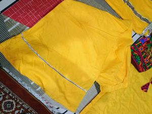 Haldi Ceremony suit Set wit Dupatta And Koti