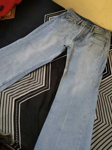 Light Wash Wide Leg Jeans