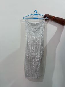 Sparkling Silver Dress