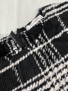 Tweed Korean Dress