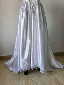 Vintage Satin Wedding Gown