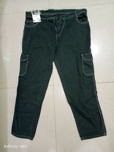 Olive Green Denim