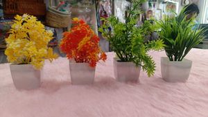 Miniature Artificial Plant Decor (buy Any Four)