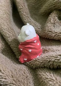 Handmade Clay Bear Dusk Buddy