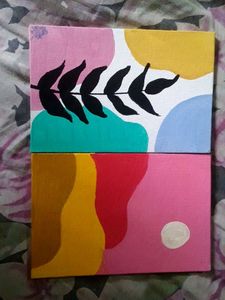 Asthetic canvas painting