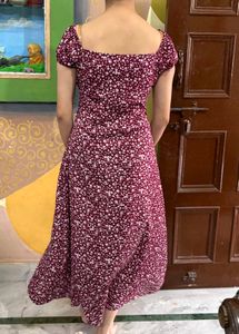 Floral Print Midi Dress