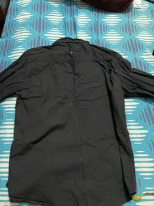 Black Button-Down Shirt
