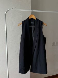 RESERVED OPEN-FRONT LONGLINE BLAZER