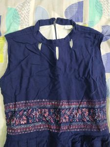 Boho Vibes Navy Blue Dress