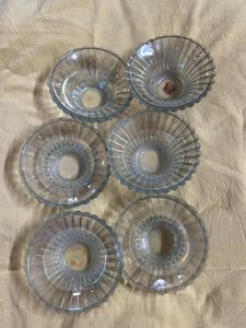 Set of 6 Glass Bowls