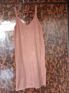 Blush orange Slip Dress